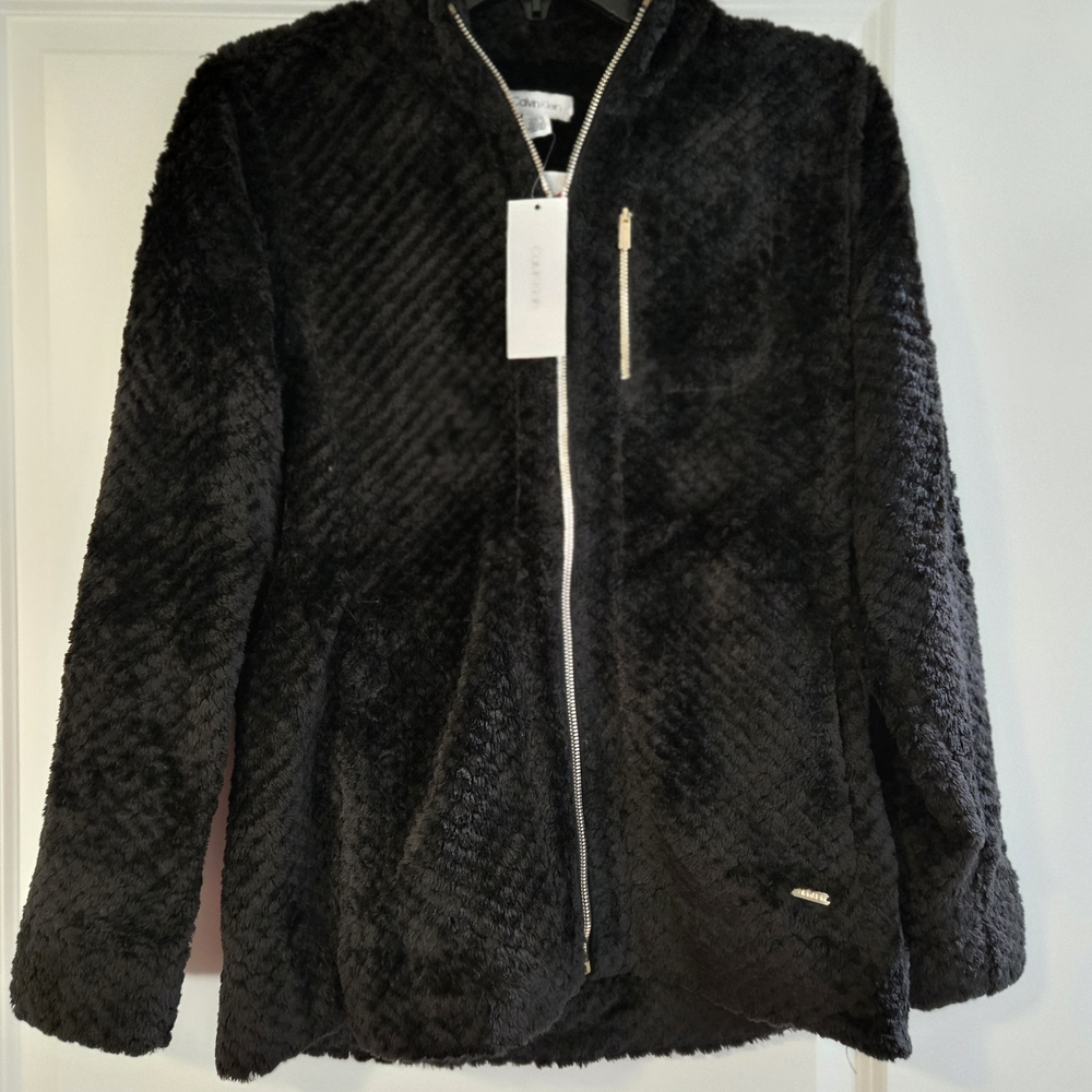 Black Faux Fur Jacket
